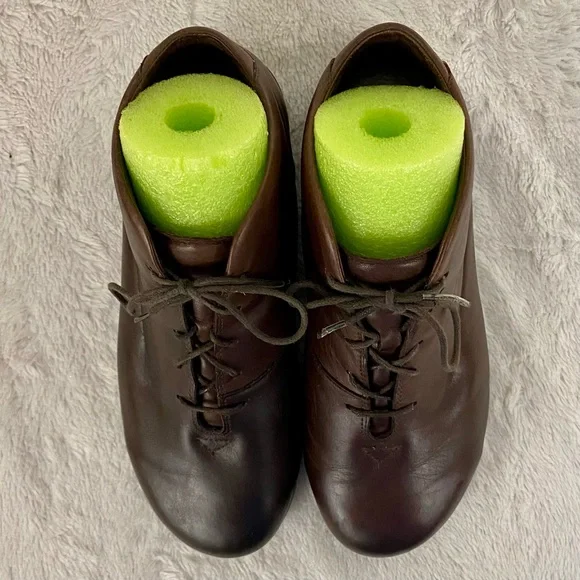 Propet Brown Leather Elite Walkers Women’s Size 8X (2E) Wide Steel Shank Lace Up - Picture 6 of 11